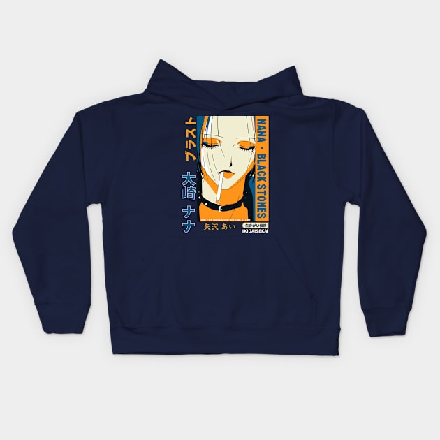 Enigmatic Power of Thought: Nana Osaki - Anime Girl Kids Hoodie by IKIGAISEKAI